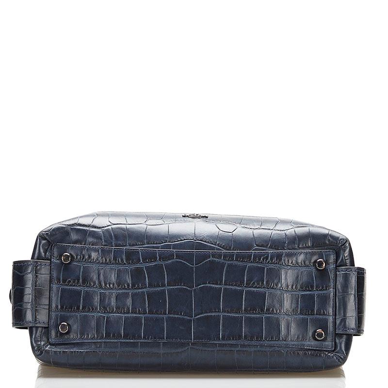 COACH コーチ クロコ型押し ハンドバッグ ショルダーバッグ 2WAY COACH コーチ クロコ型押し ハンドバッグ ショルダーバッグ 2WAY