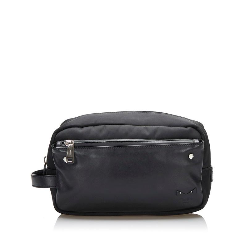 FENDI/フェンディ/バグズアイ/クラッチバッグ/ハンドバッグ/黒/ FENDI（フェンディ） バグズアイ クラッチバッグ セカンドバッグ