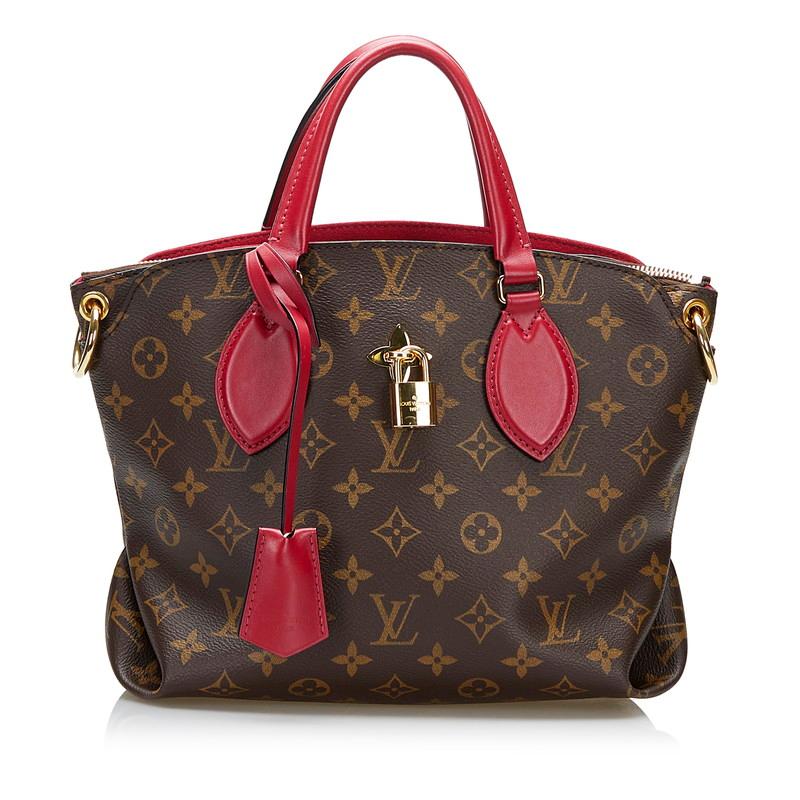 LOUIS VUITTON ルイ ヴィトン モノグラム フラワージップドトートPM  