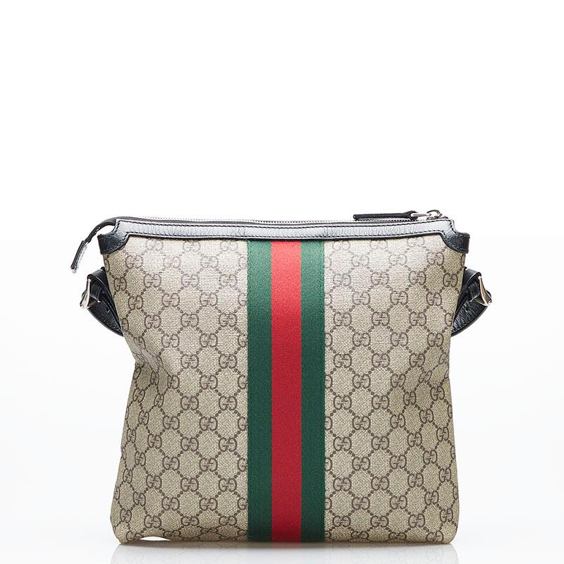GUCCI（グッチ） GGスプリーム シェリーライン 斜め掛け ショルダー