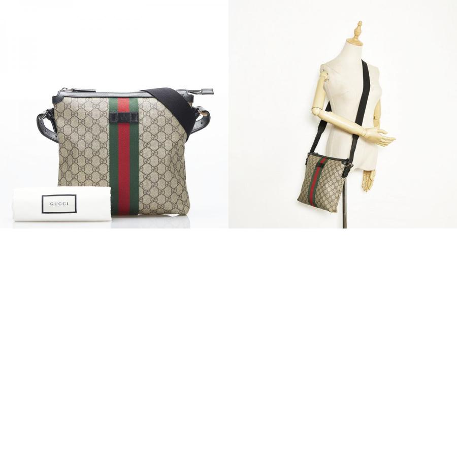 極美品 Gucci グッチ ボディバッグ GG 斜め掛け◎ シェリーライン GG 【質Shop天満屋】【必見】GUCCI(グッチ) GUCCI Plus オールドグッチ