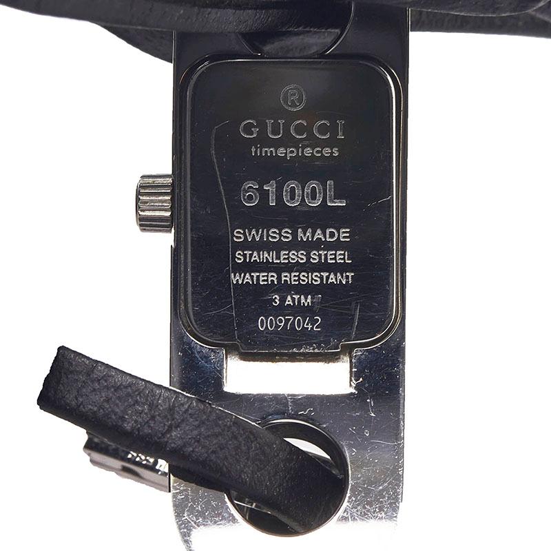 GUCCI グッチ ブレスウォッチ 腕時計 6100L クオーツ シルバー GUCCI グッチ ブレスウォッチ 腕時計 6100L クオーツ シルバー