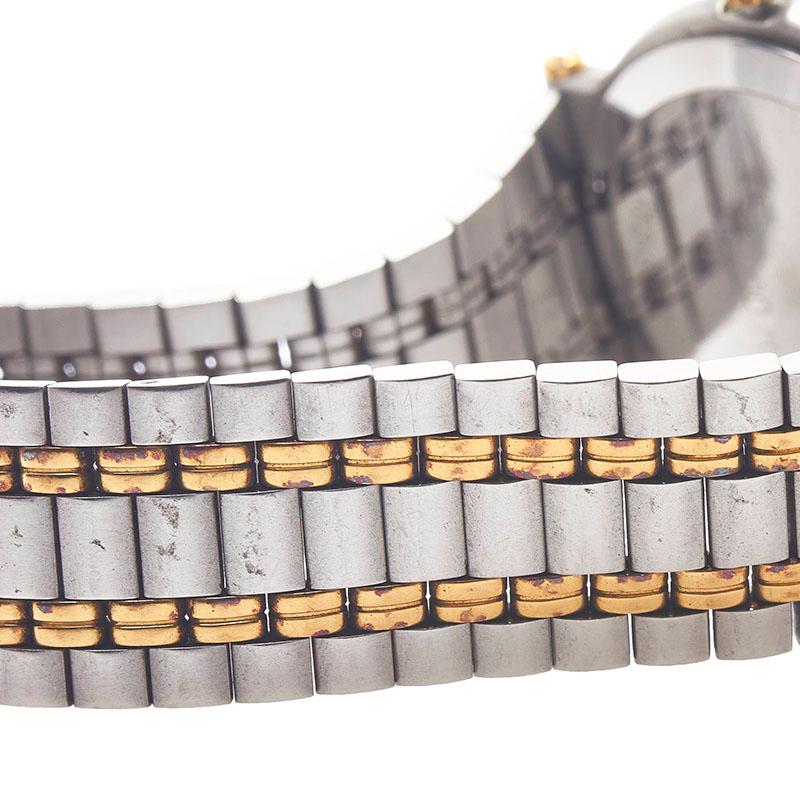 GUCCI グッチ コンビ 腕時計 9000M クオーツ グレー文字盤 ステンレス