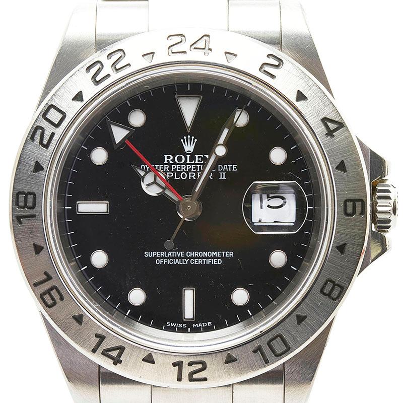 ROLEX（ロレックス） エクスプローラーII 腕時計 16570 自動巻き(手巻 