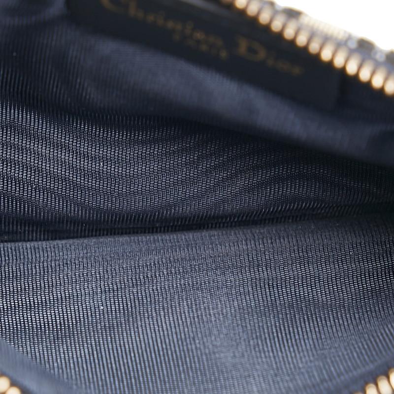 ディオール トロッター サドル チェーンウォレット ネイビー