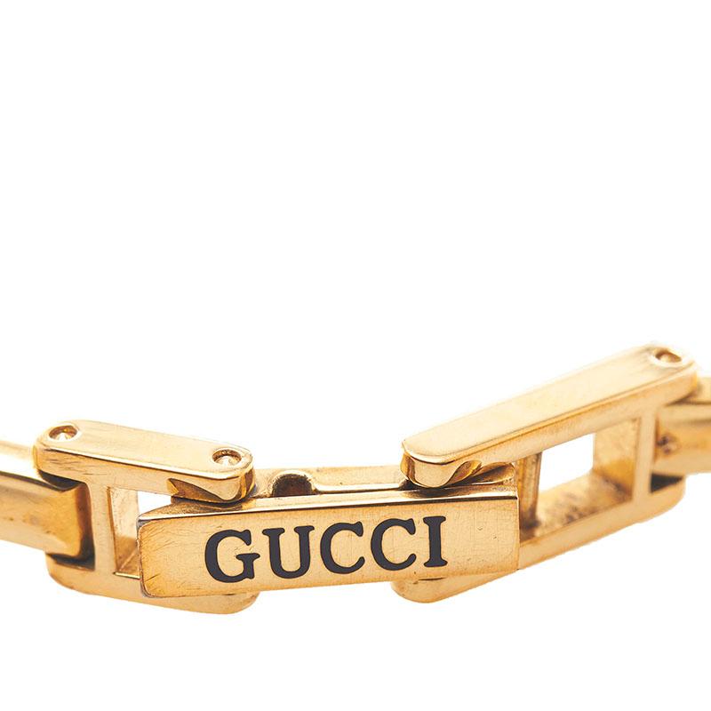 GUCCI（グッチ） チェンジベゼル 腕時計 1100-L クオーツ ホワイト文字