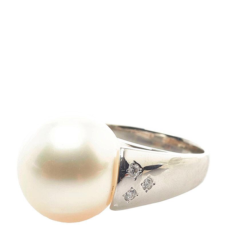 TASAKI pt900 パール ダイヤ0.14ct リング