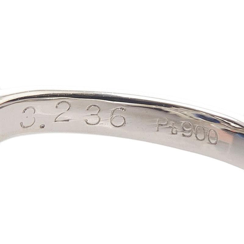 Pt900 プラチナ サファイア3.236ct ダイヤ0.86ct リング 指輪 