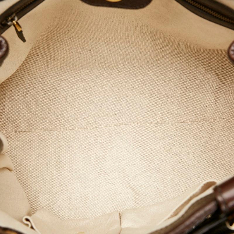GUCCI グッチ GGキャンバス ハンドバッグ 247183 ベージュ ブラウン 