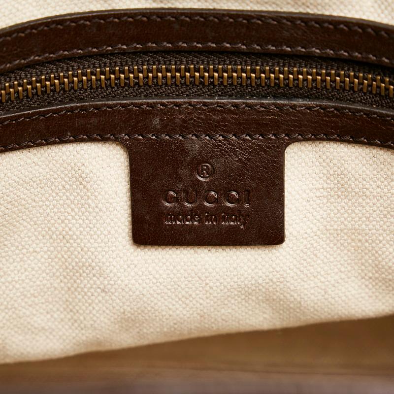 GUCCI グッチ GGキャンバス ハンドバッグ 247183 ベージュ ブラウン 