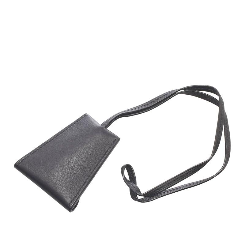 UNISEX S/M ルイヴィトン クロシェット キーリング ブラック レザー