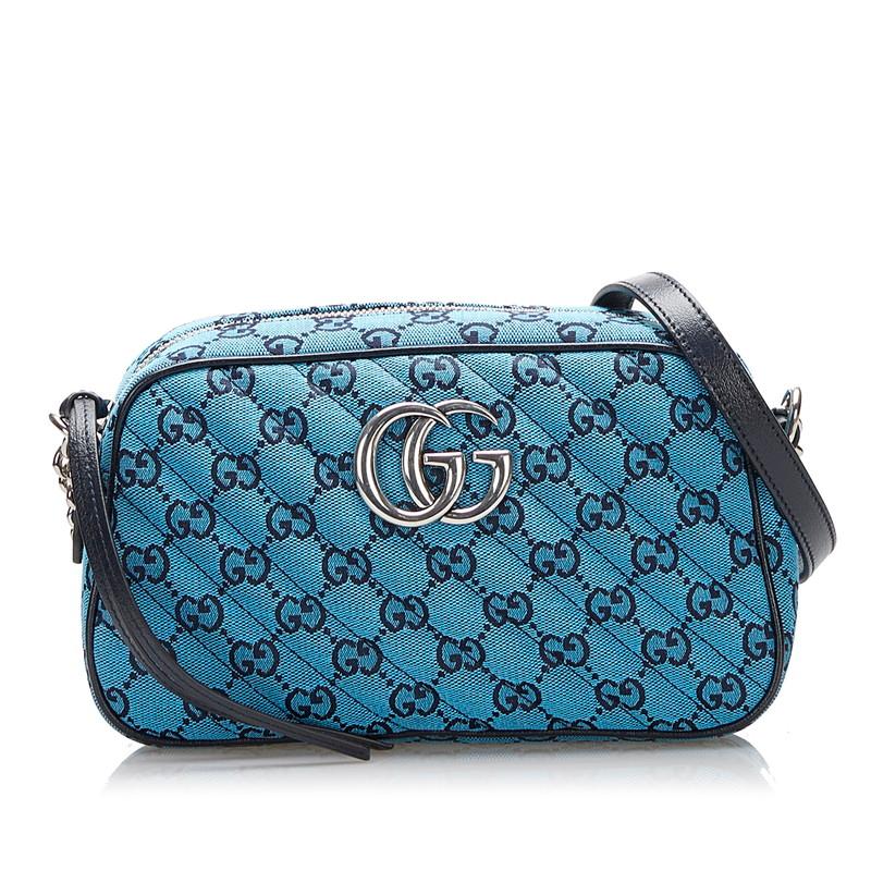 GUCCI グッチ/GGキャンバスマーモントチェーンレザーショルダー/447632/486***/SAランク/89【中古】 GUCCI グッチ/GGキャンバスマーモントチェーンレザーショルダー/447632