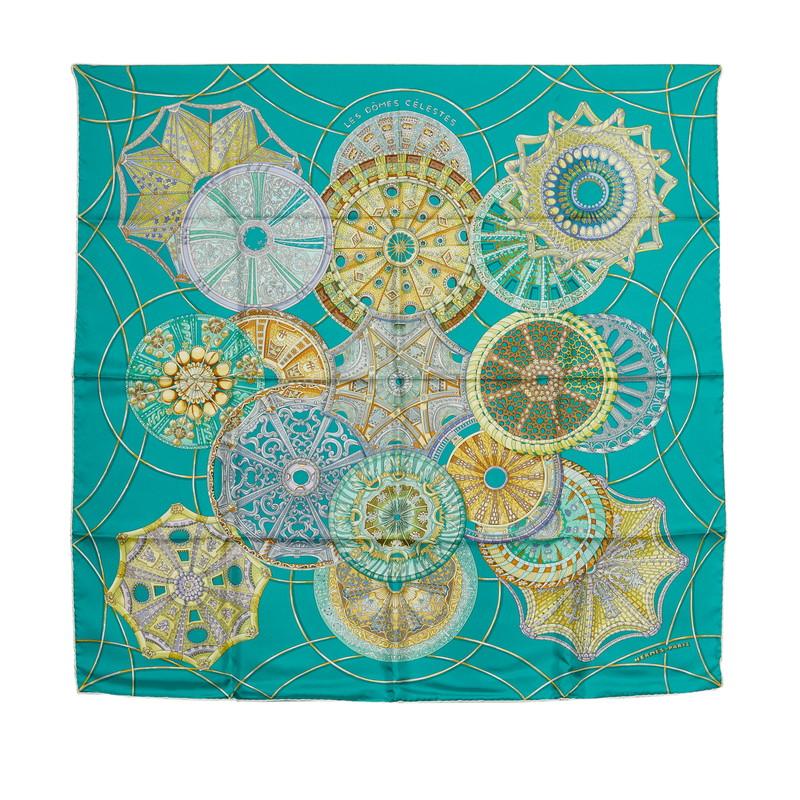 HERMES エルメス カレ90 LES DOMES CELESTES 天のドーム HERMES エルメス カレ90 LES DOMES CELESTES 天のドーム