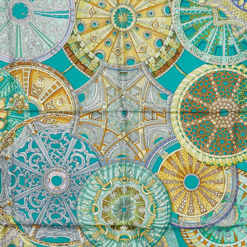 HERMES エルメス カレ90 LES DOMES CELESTES 天のドーム HERMES エルメス カレ90 LES DOMES CELESTES 天のドーム