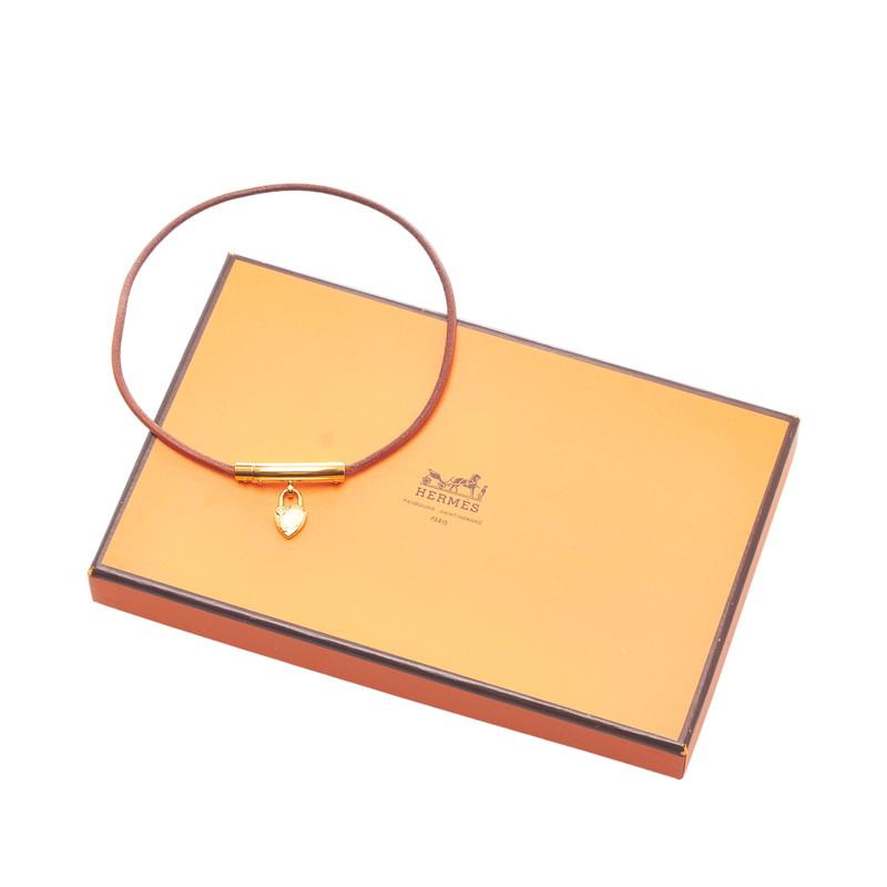 HERMES エルメス ヴィヴィリデ ハート カデナ チョーカー ネックレス 