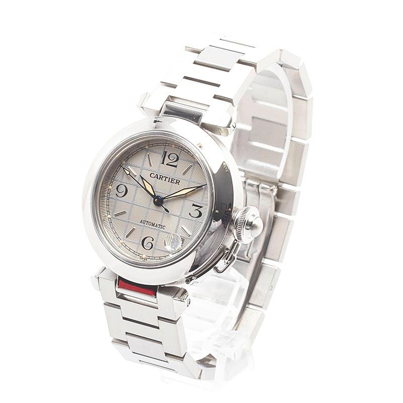 カルティエ パシャC デイト ボーイズ 腕時計 W31023M7 自動巻き 
