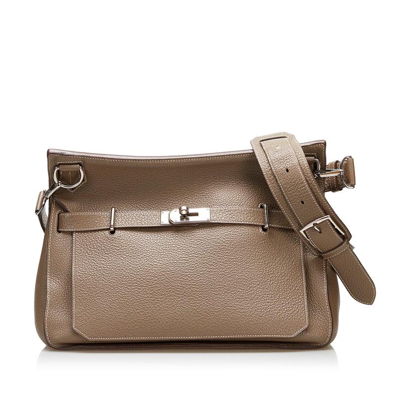 新品　エルメス　パリ　37 ベージュアルジル HERMES（エルメス） ジプシエール37 斜め掛け ショルダーバッグ トゥル