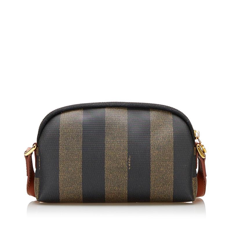 FENDI（フェンディ） ペカン 斜め掛け ショルダーバッグ ブラウン PVC