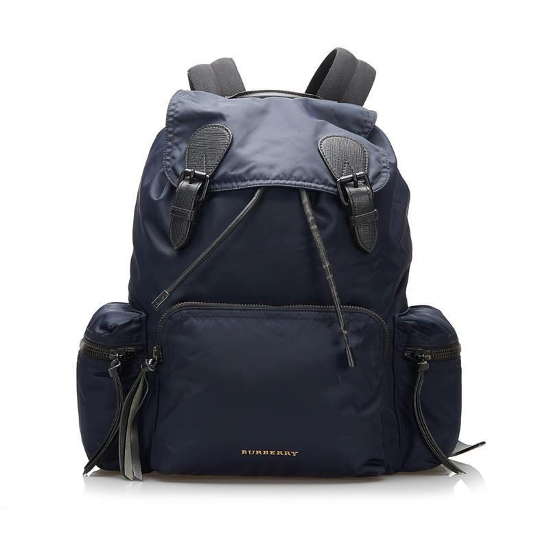 BURBERRY（バーバリー） リュック バックパック ネイビー ナイロン 
