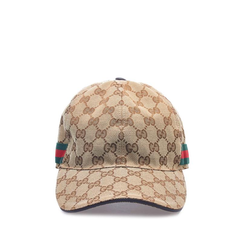 GUCCI（グッチ） GGキャンバス シェリーライン キャップ ベースボール