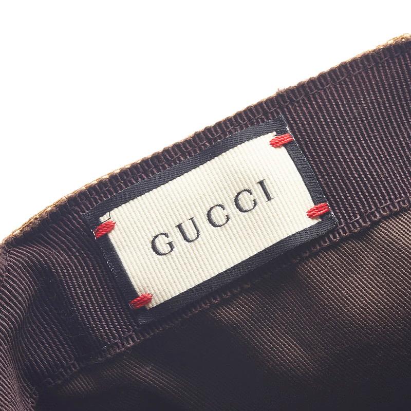 GUCCI（グッチ） GGキャンバス シェリーライン キャップ ベースボール