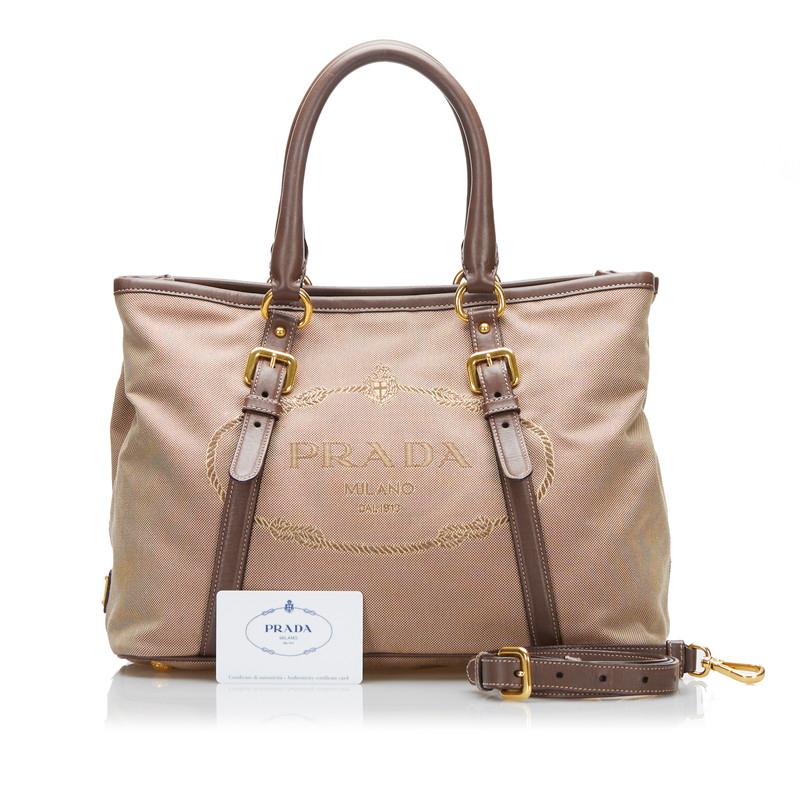 プラダ ハンドバッグ ショルダーバッグ 2WAY BN2832 カーキ ブラウン  