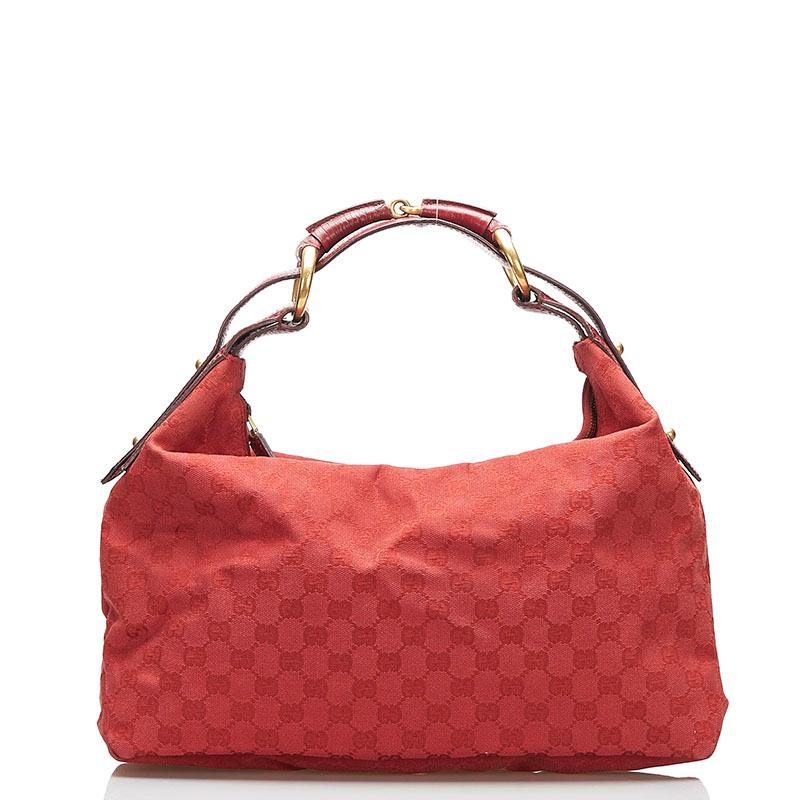 GUCCI（グッチ） GGキャンバス ホースビット ショルダーバッグ 115867 