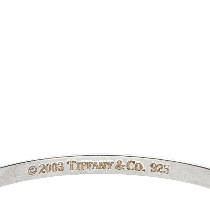 ティファニー TIFFANY レクタングル プレート バングル SV925 希少 TIFFANY&Co. ティファニー プレート バングル SV925 シルバー