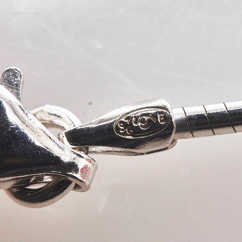 バカラ プシデリック ネックレス SV925 シルバー レディース