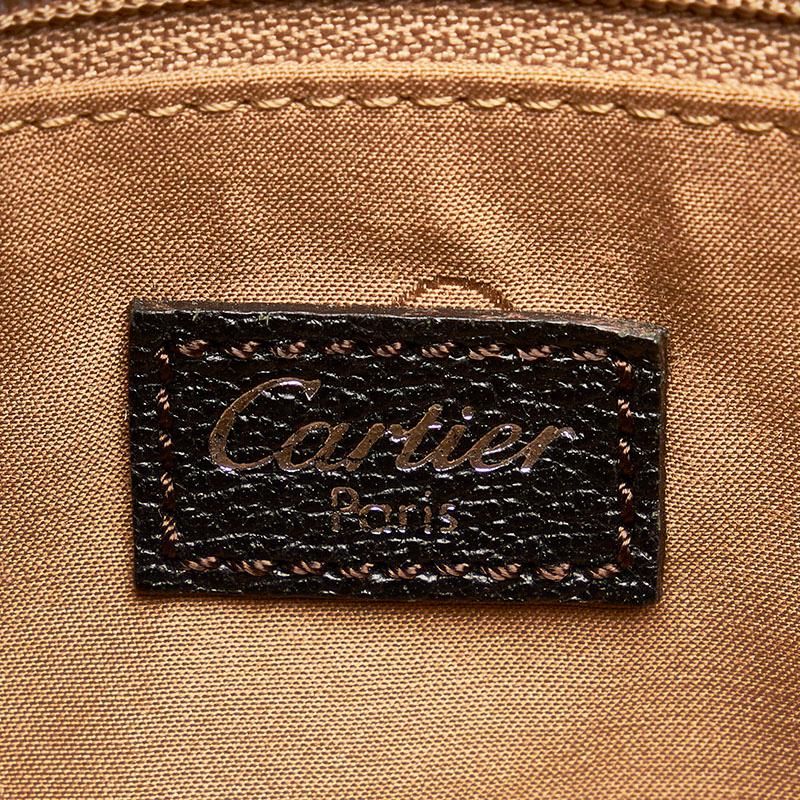 Cartier（カルティエ） ハンドバッグ ショルダーバッグ 2WAY ブラウン 