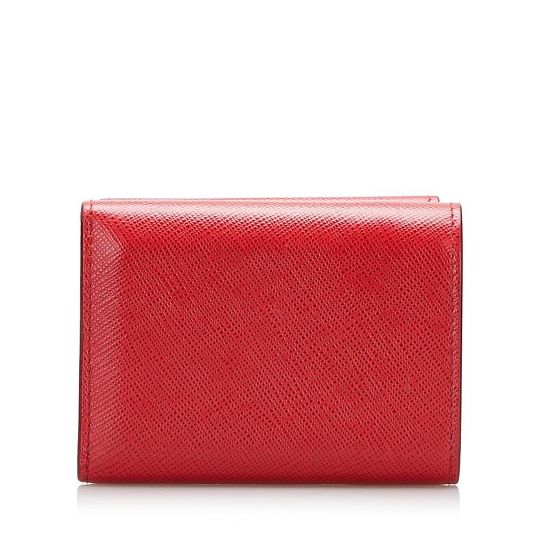 PRADA（プラダ） サフィアーノ 三つ折り財布 コンパクトウォレット