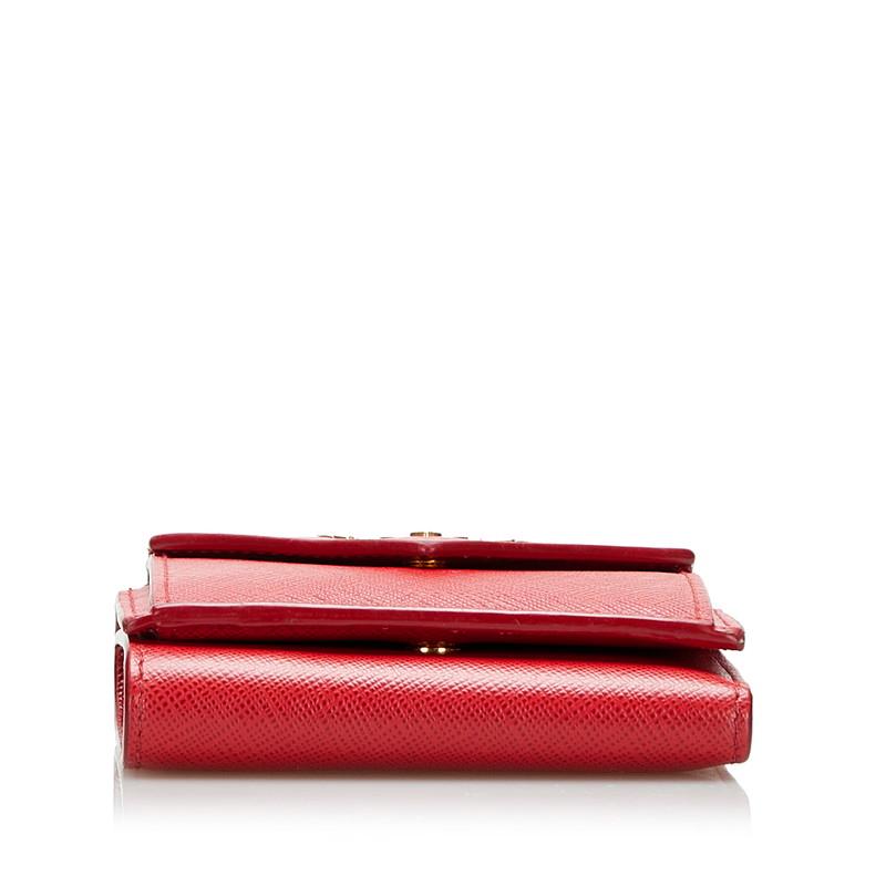 PRADA（プラダ） サフィアーノ 三つ折り財布 コンパクトウォレット