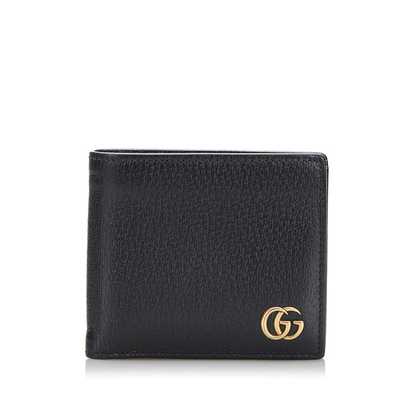 GUCCI（グッチ） GGマーモント ダブルG 二つ折り財布 コンパクト