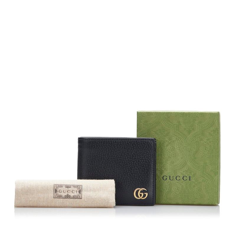 GUCCI（グッチ） GGマーモント ダブルG 二つ折り財布 コンパクト