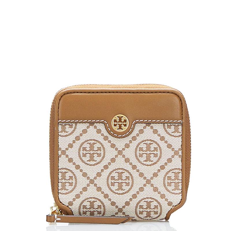 c*!様 Tory Burch ベージュ 二つ折り財布 中古・古着通販】TORY BURCH (トリーバーチ) 2つ折り財布 ベージュ