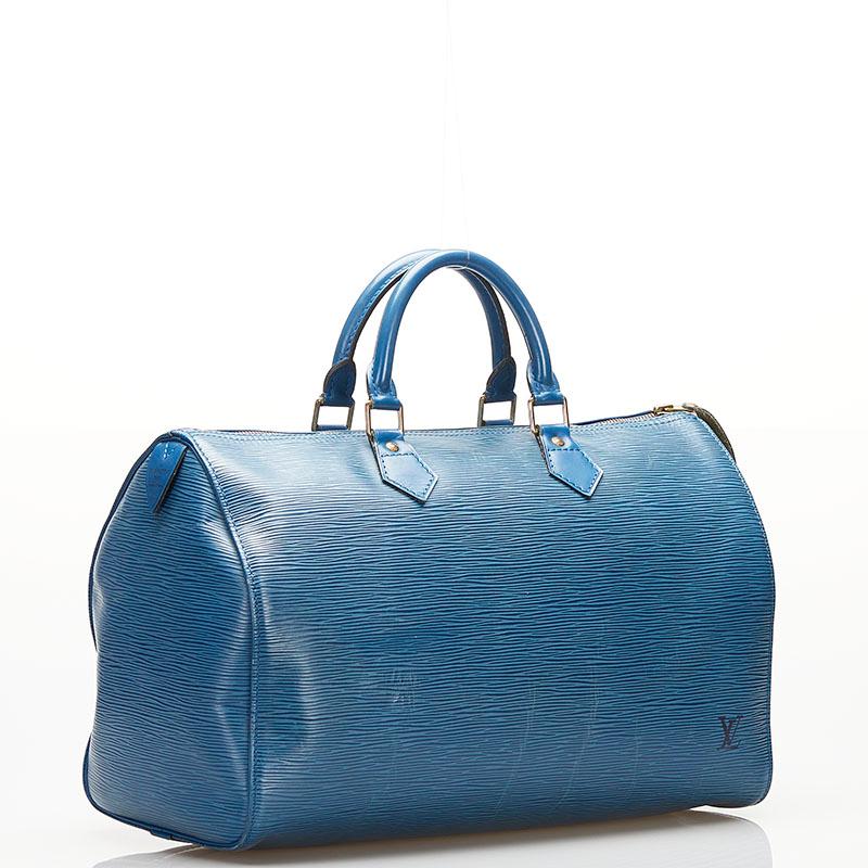 Louis Vuitton エピ スピーディ35 トレドブルー ルイヴィトン LOUIS VUITTON エピレザー トレドブルー
