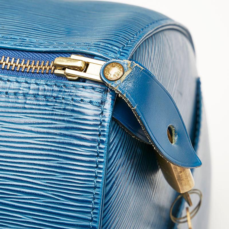 Louis Vuitton エピ スピーディ35 トレドブルー LOUIS VUITTON ルイ ヴィトン エピ スピーディ35 ボストンバッグ