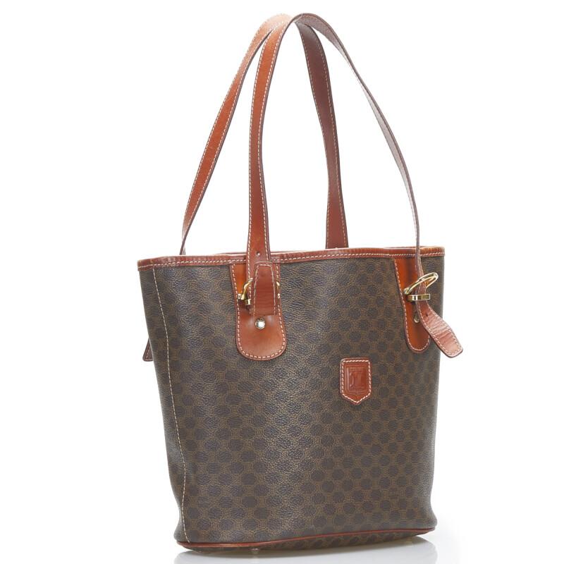 セリーヌ Cマカダム スエード レザー ハンドバッグ トートバック ブラウン 楽天市場】セリーヌ CELINE バッグ 中古 レディース マカダム