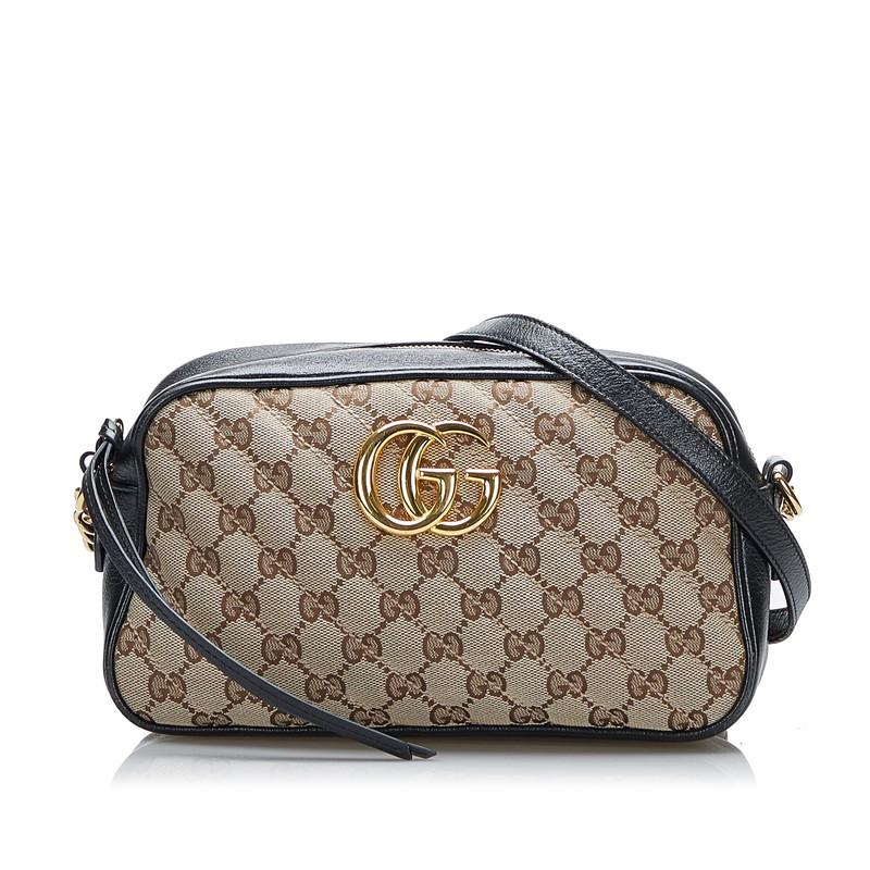 GUCCI（グッチ） GGマーモント GGキャンバス 斜め掛け チェーン