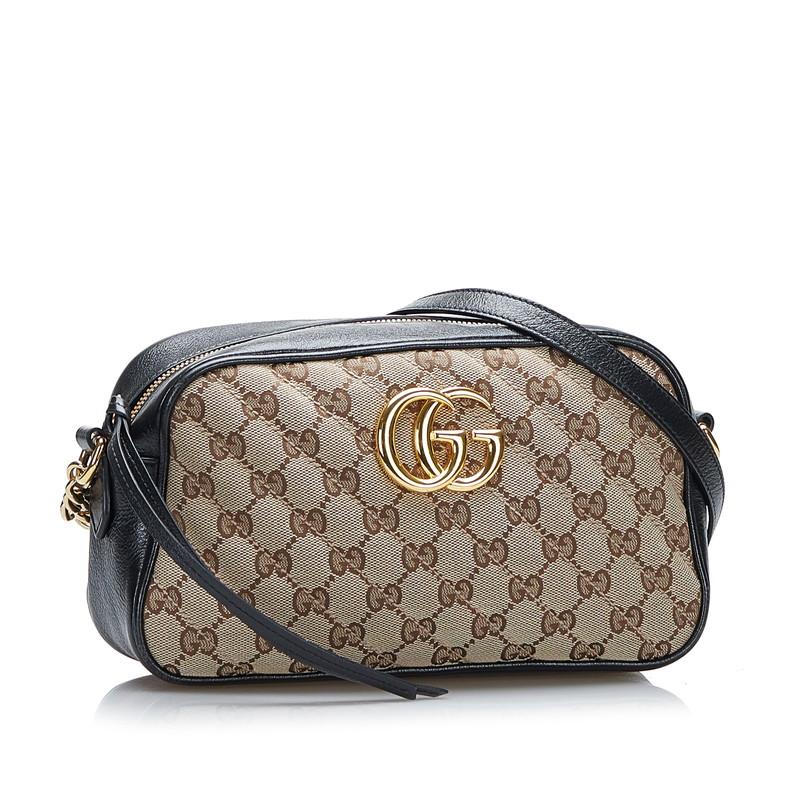 GUCCI（グッチ） GGマーモント GGキャンバス 斜め掛け チェーン