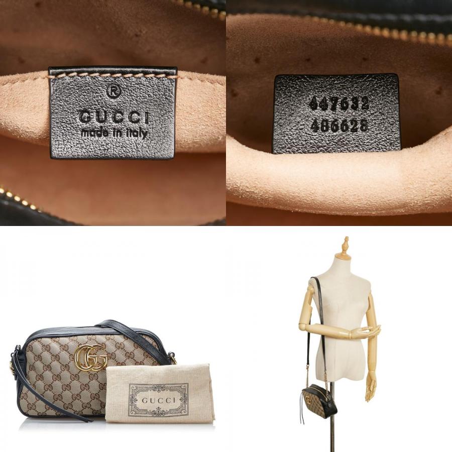 GUCCI（グッチ） GGマーモント GGキャンバス 斜め掛け チェーン