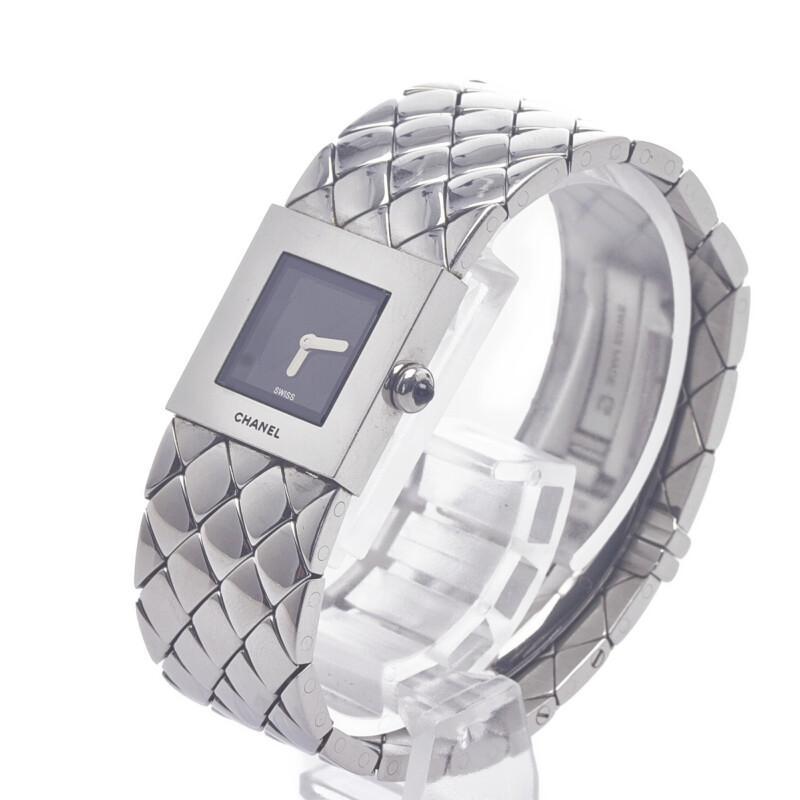 CHANEL（シャネル） マトラッセ 腕時計 クオーツ ブラック文字盤