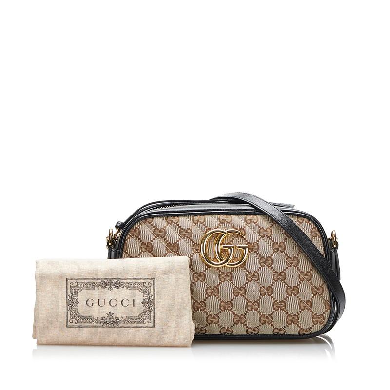 GUCCI（グッチ） GGマーモント GGキャンバス チェーン ショルダー 