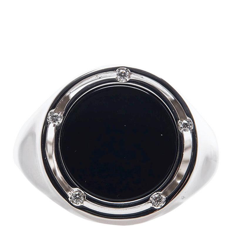 DAMIANI ダミアーニ K18WG ホワイトゴールド オニキス Dサイド DAMIANI ダミアーニ K18WG ホワイトゴールド オニキス Dサイド