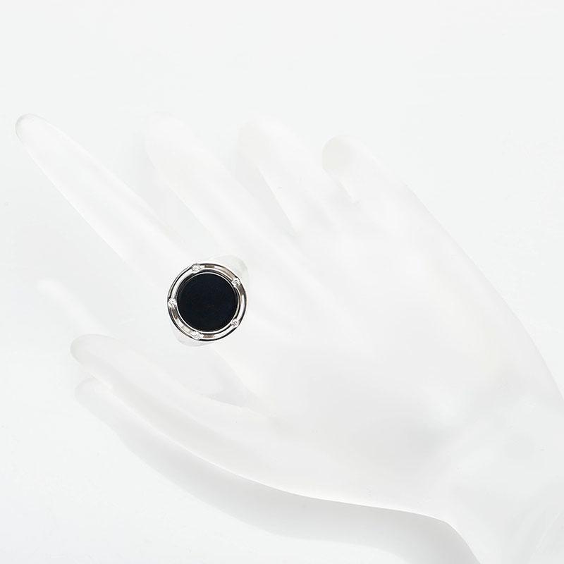 DAMIANI ダミアーニ K18WG ホワイトゴールド オニキス Dサイド DAMIANI ダミアーニ K18WG ホワイトゴールド オニキス Dサイド