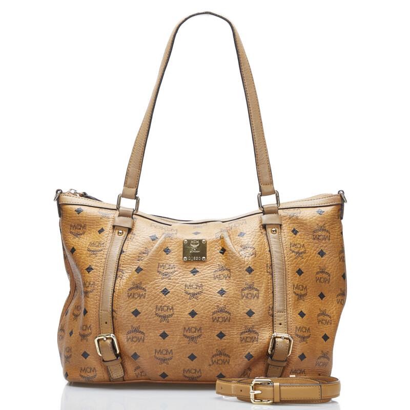 エム シー エム ヴィセトス ロゴグラム ハンドバッグ ショルダーバッグ