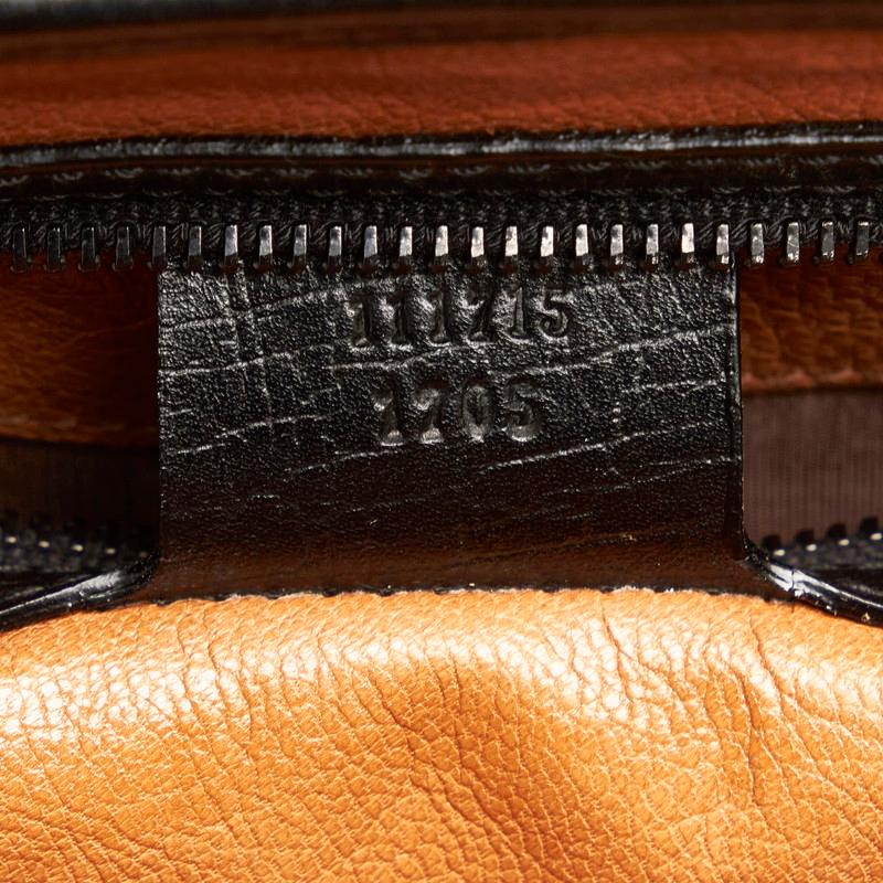 GUCCI（グッチ） バンブー ハンドバッグ 111715 ブラック レザー