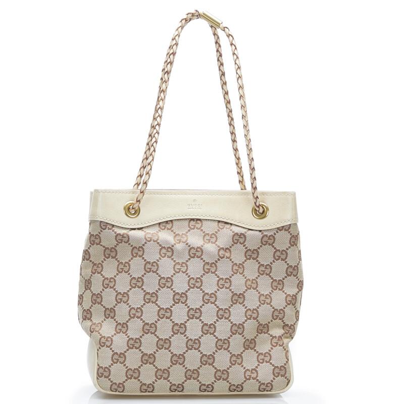 GUCCI グッチ GGキャンバス ハンドバッグ 109143 ブラウン キャンバス 