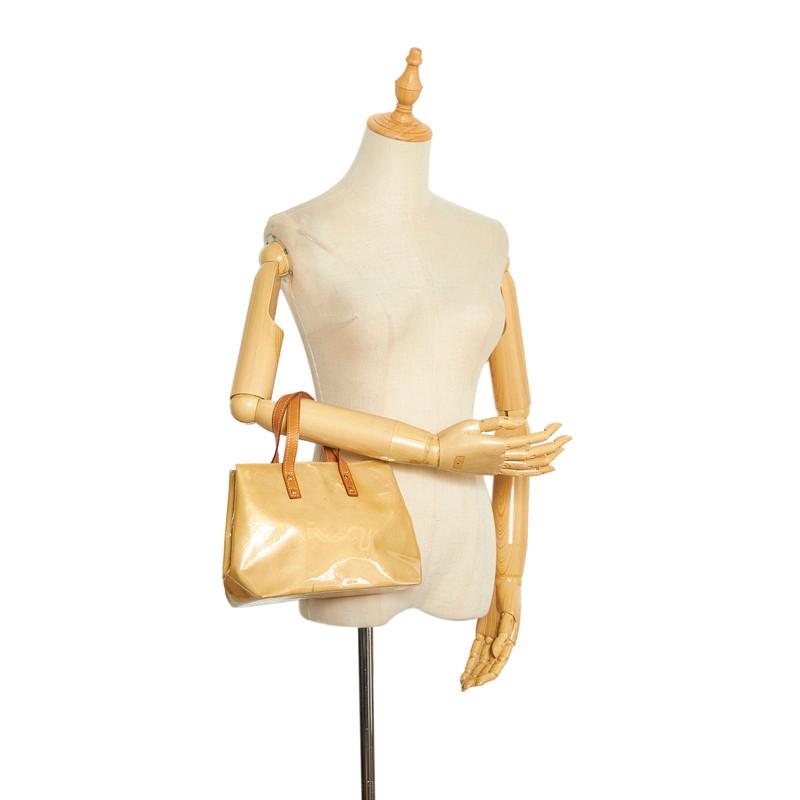 ルイヴィトン ヴェルニ リードPM ベージュ レザー 