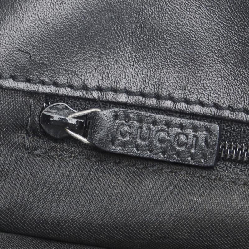 GUCCI（グッチ） ハンドバッグ 76479 ブラック フリース レザー